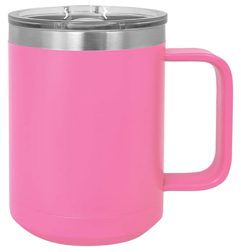 15 oz. Vacuum Insulated Mug with Slider Lid
