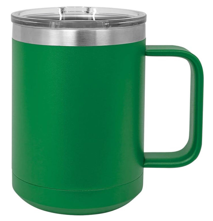 15 oz. Vacuum Insulated Mug with Slider Lid