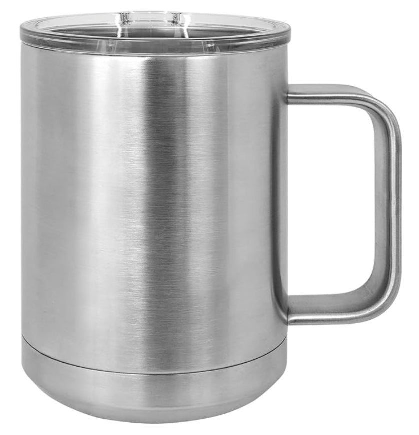 15 oz. Vacuum Insulated Mug with Slider Lid