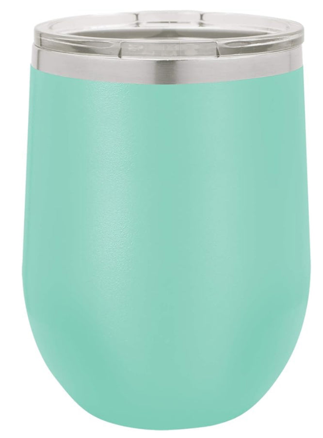 12 oz. Vacuum Insulated Stemless Wine Tumbler with Lid
