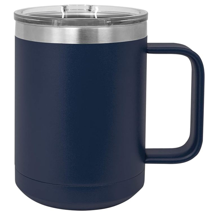 15 oz. Vacuum Insulated Mug with Slider Lid