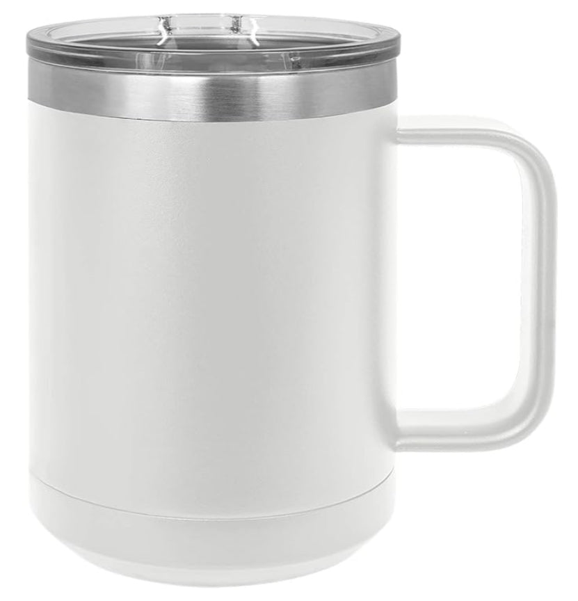 15 oz. Vacuum Insulated Mug with Slider Lid