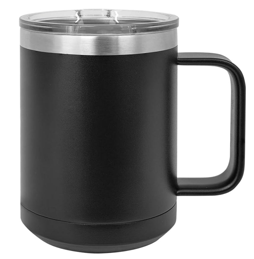 15 oz. Vacuum Insulated Mug with Slider Lid