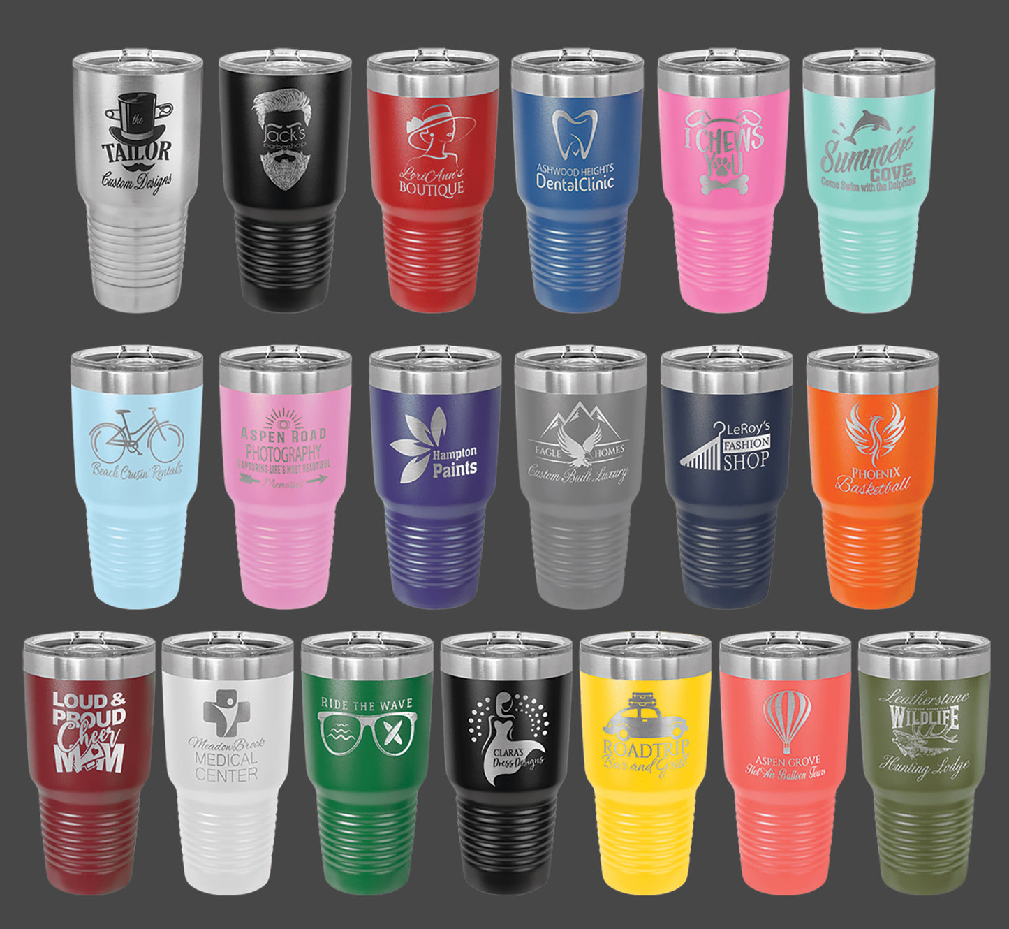 30 oz. Vacuum Insulated Ringneck Tumbler with Clear Lid