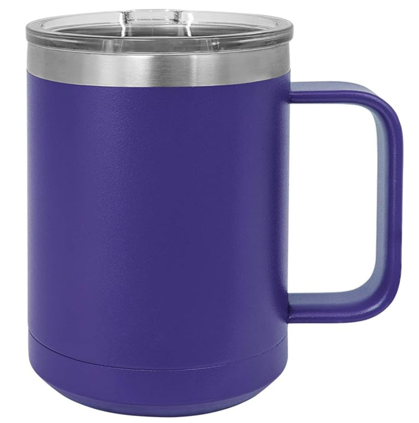 15 oz. Vacuum Insulated Mug with Slider Lid