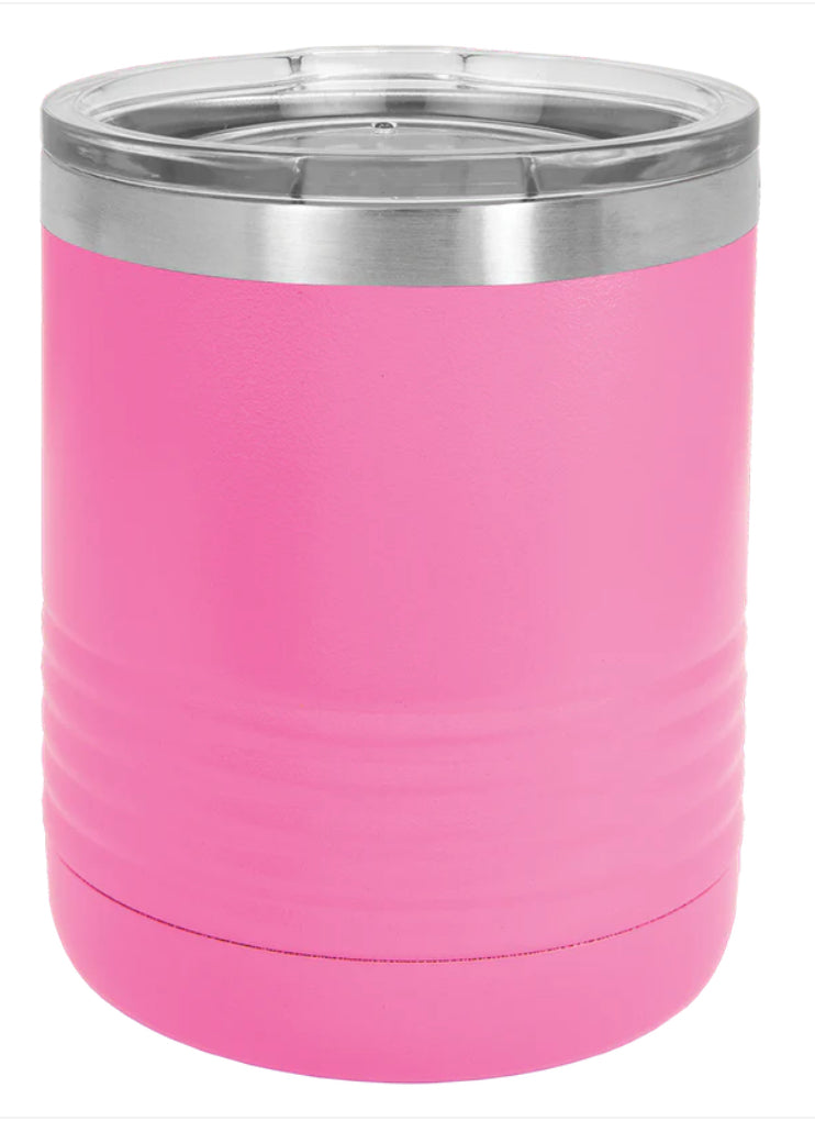 10 oz. Low Ball Vacuum Insulated Ringneck Tumbler with Clear Lid