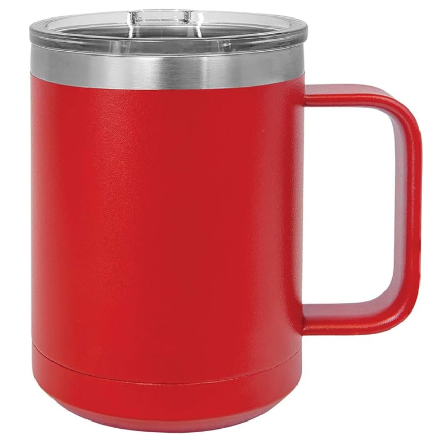 15 oz. Vacuum Insulated Mug with Slider Lid