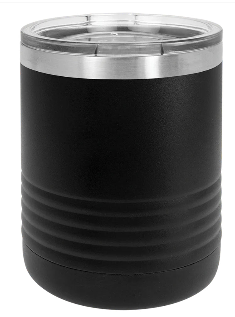 10 oz. Low Ball Vacuum Insulated Ringneck Tumbler with Clear Lid