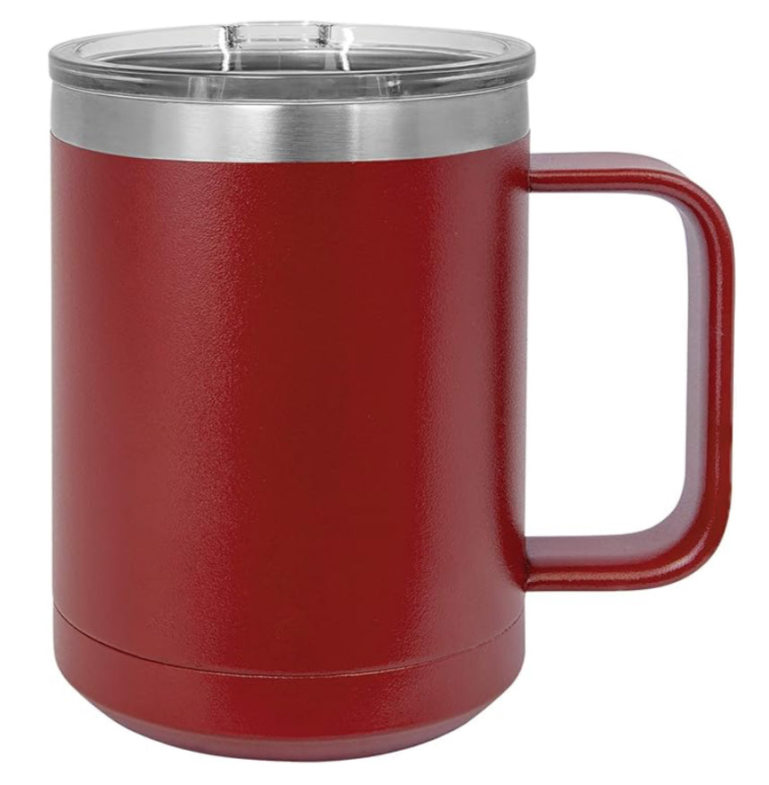 15 oz. Vacuum Insulated Mug with Slider Lid