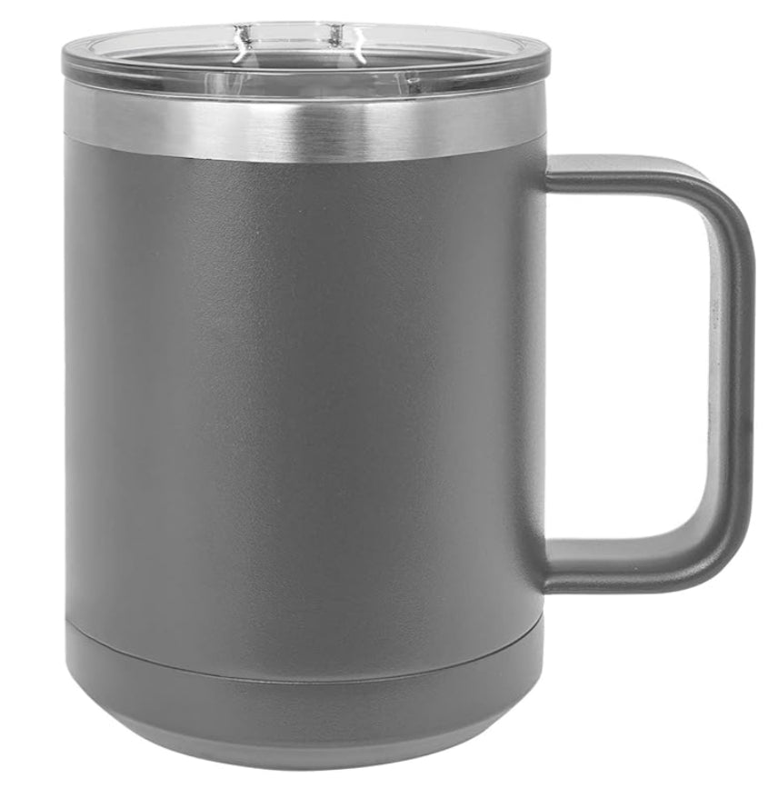 15 oz. Vacuum Insulated Mug with Slider Lid