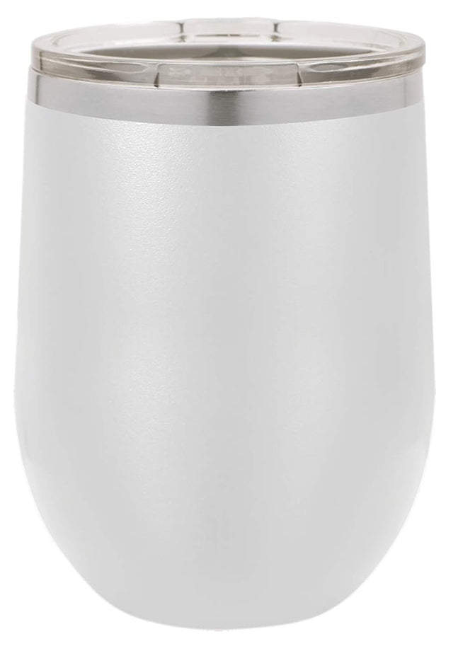 12 oz. Vacuum Insulated Stemless Wine Tumbler with Lid