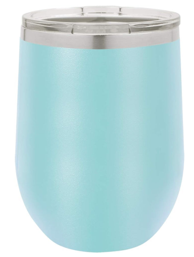 12 oz. Vacuum Insulated Stemless Wine Tumbler with Lid