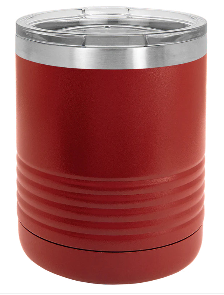10 oz. Low Ball Vacuum Insulated Ringneck Tumbler with Clear Lid