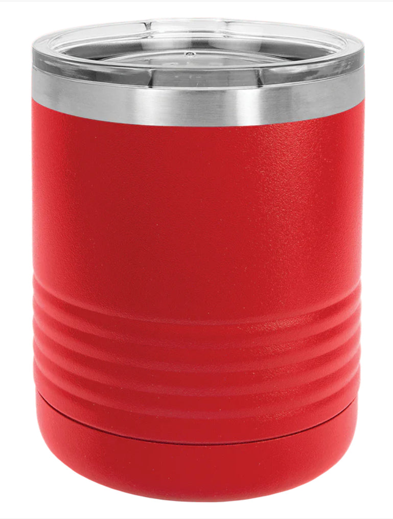 10 oz. Low Ball Vacuum Insulated Ringneck Tumbler with Clear Lid