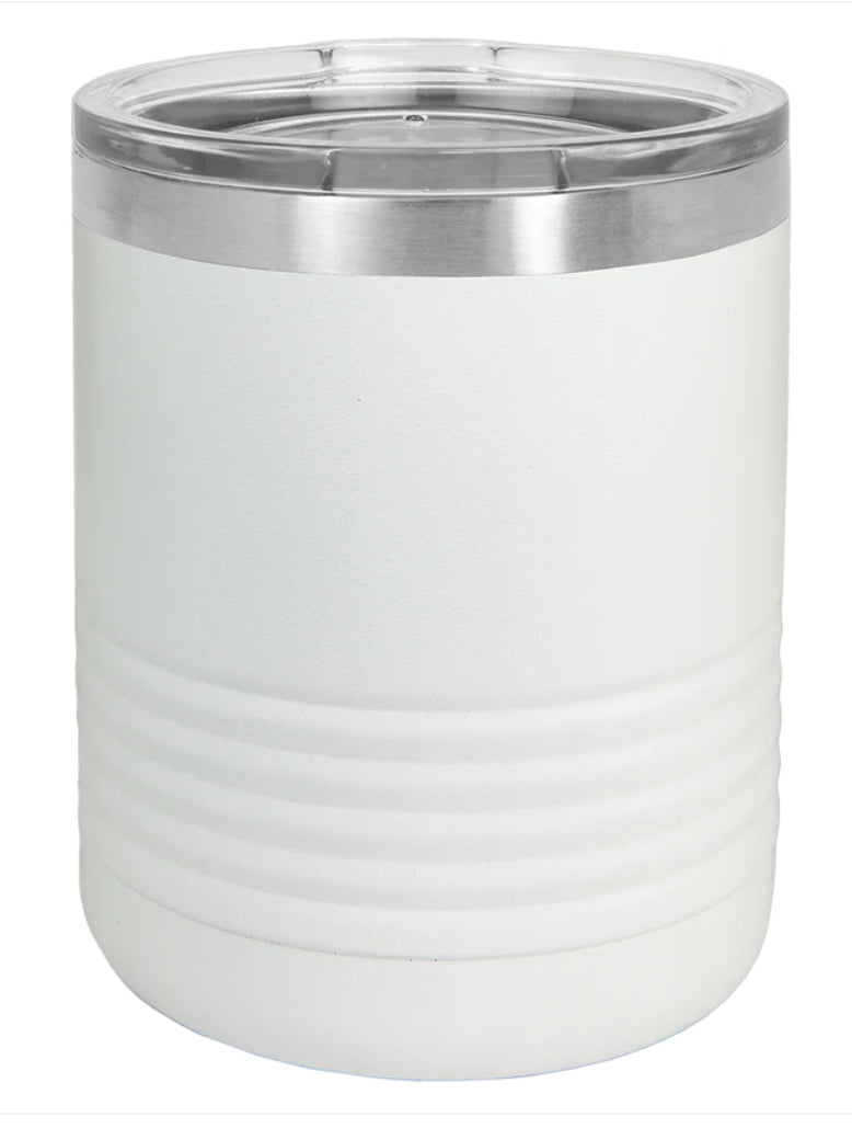 10 oz. Low Ball Vacuum Insulated Ringneck Tumbler with Clear Lid