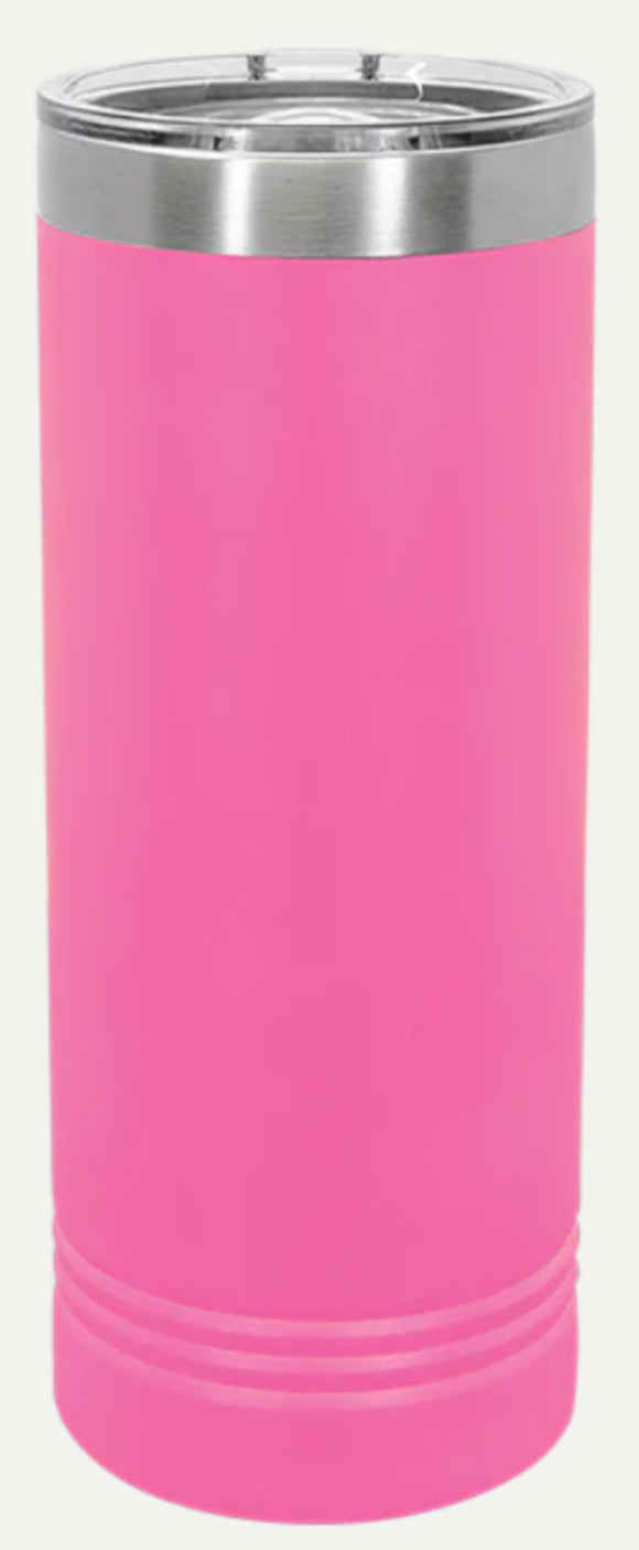 22 oz. Skinny Tumbler with Slider Lid