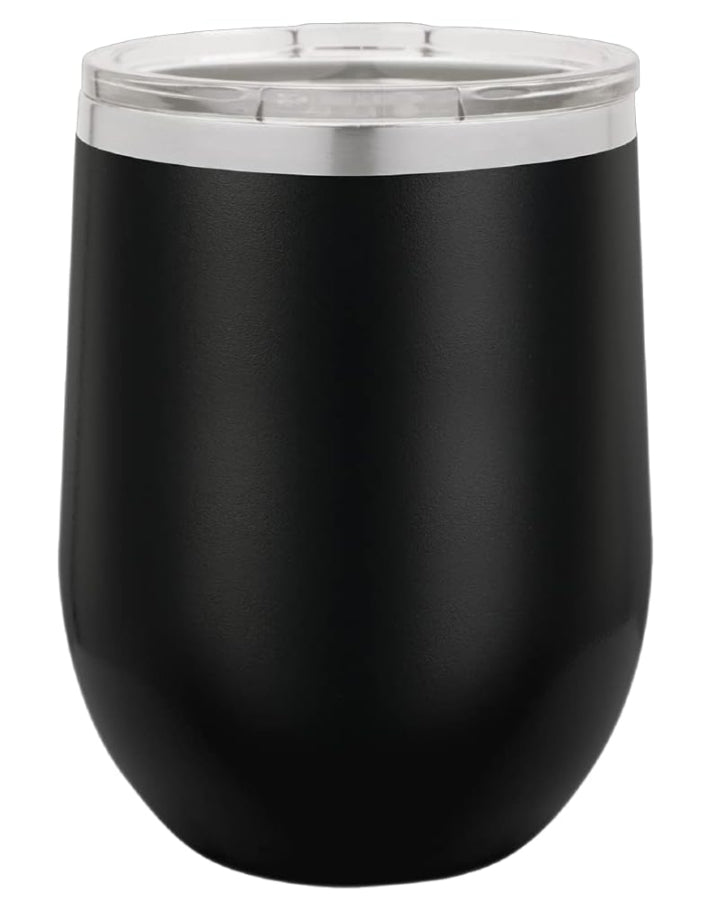 12 oz. Vacuum Insulated Stemless Wine Tumbler with Lid