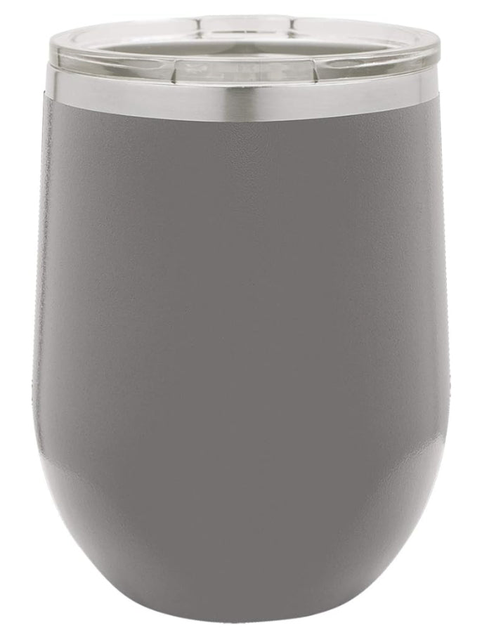 12 oz. Vacuum Insulated Stemless Wine Tumbler with Lid