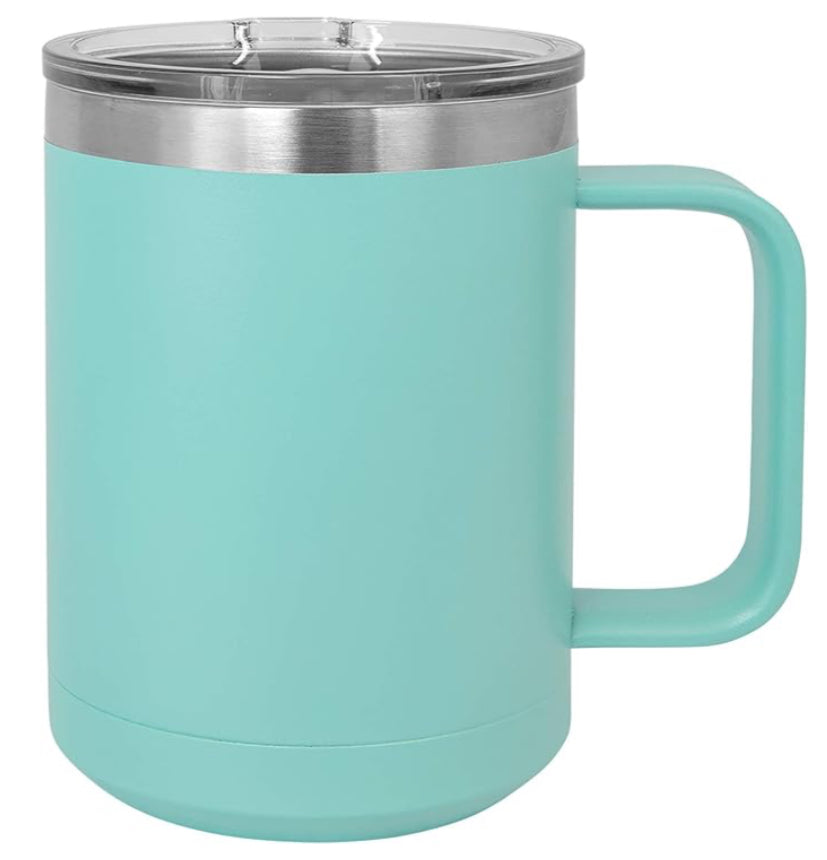 15 oz. Vacuum Insulated Mug with Slider Lid