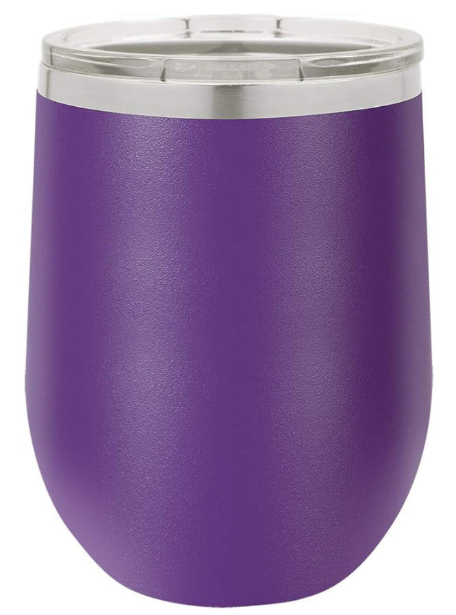 12 oz. Vacuum Insulated Stemless Wine Tumbler with Lid