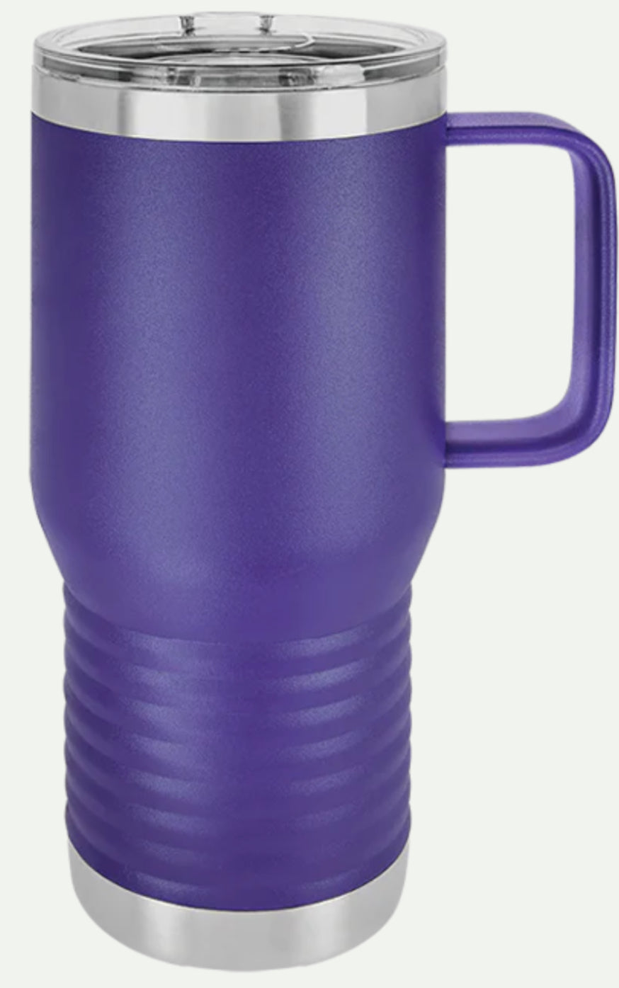 20 oz.Vacuum Insulated Travel Mug with Slider Lid
