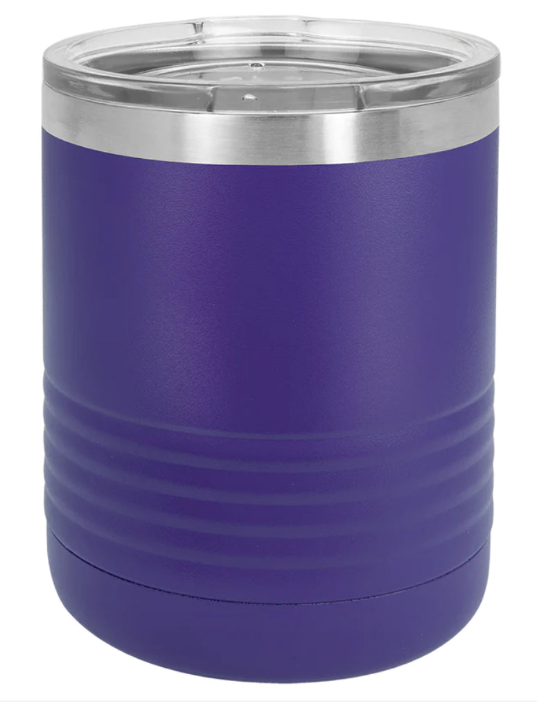 10 oz. Low Ball Vacuum Insulated Ringneck Tumbler with Clear Lid