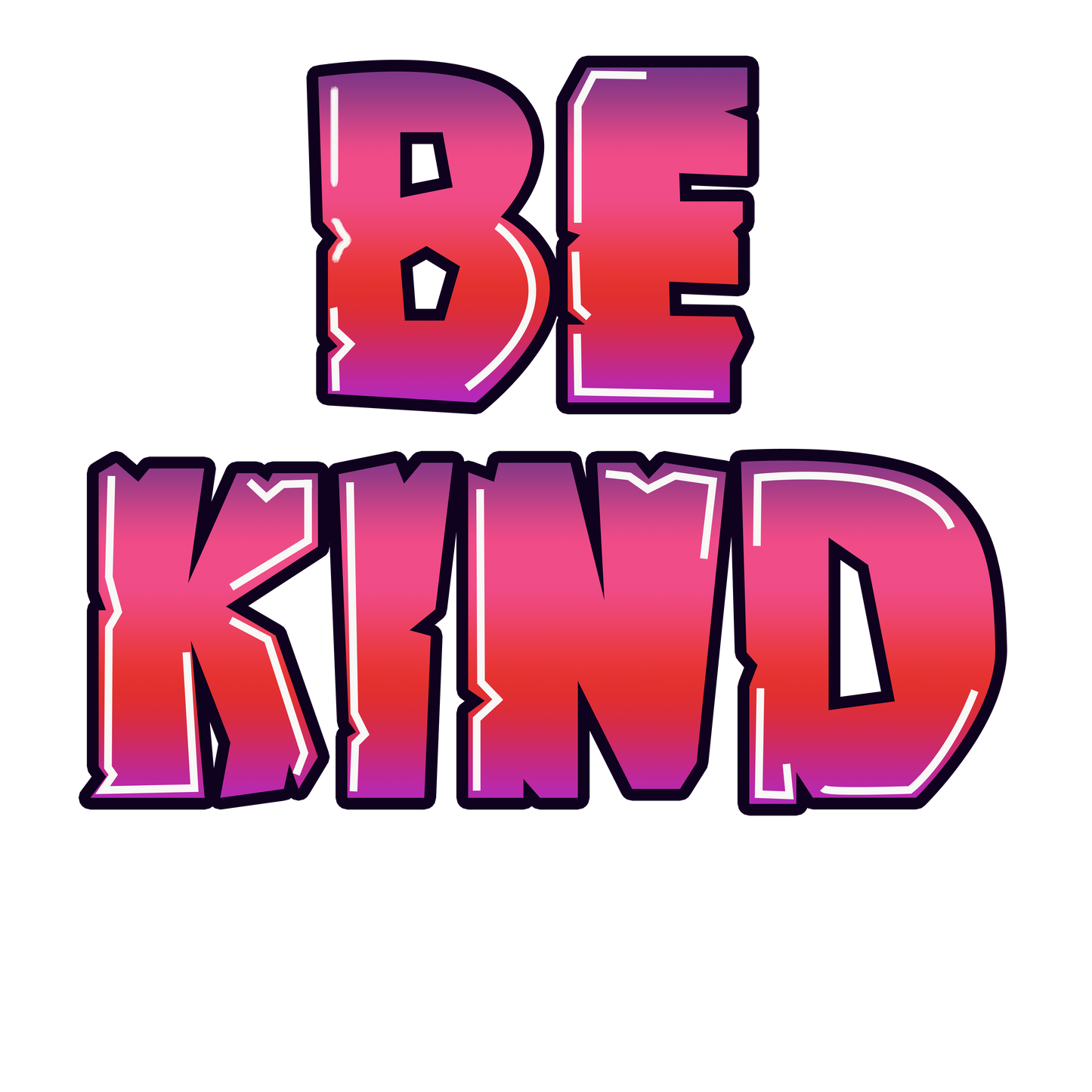 Die-cut Holographic Motivational Stickers