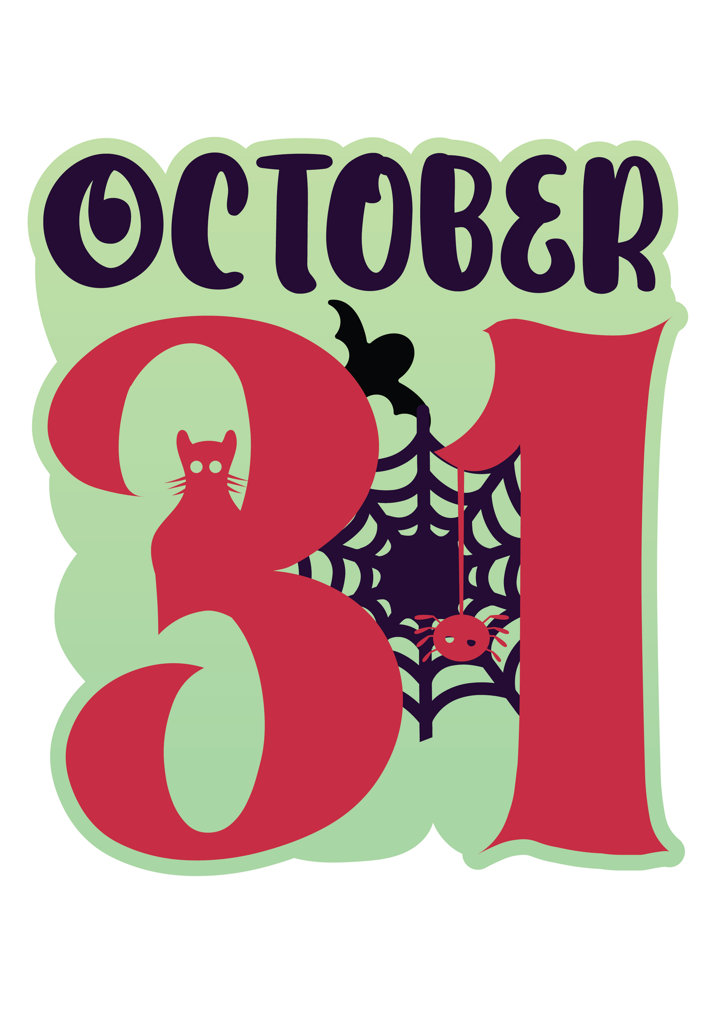 Die-cut Halloween Stickers