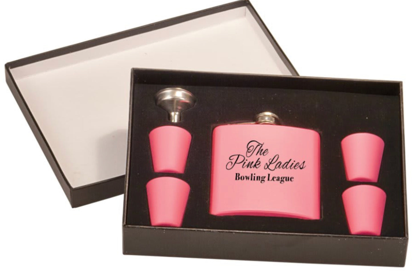 Flask with Shot Glasses