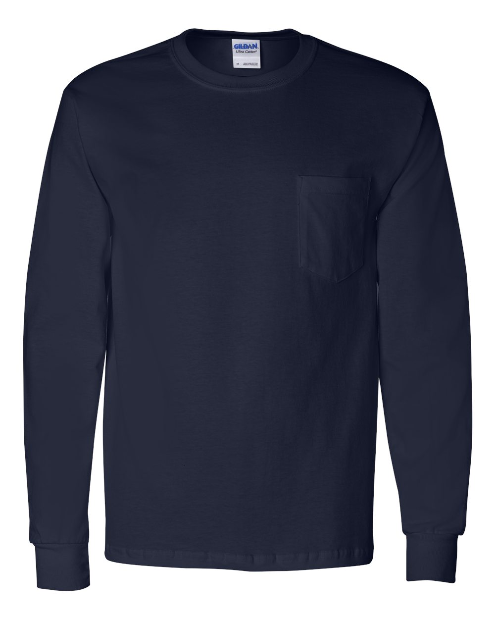 Gildan - Ultra Cotton® Long Sleeve Pocket T-Shirt