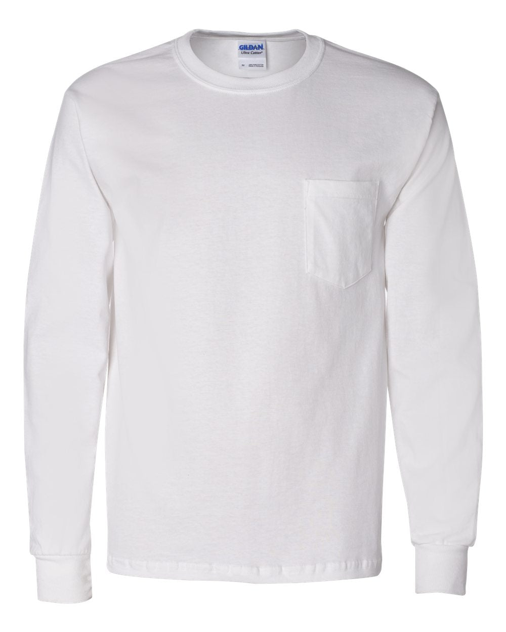 Gildan - Ultra Cotton® Long Sleeve Pocket T-Shirt