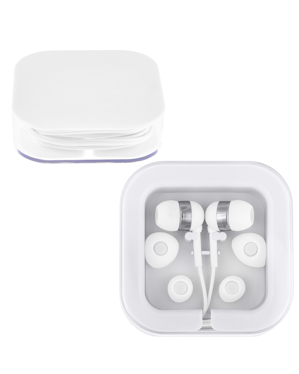 Ear Buds in Square Case