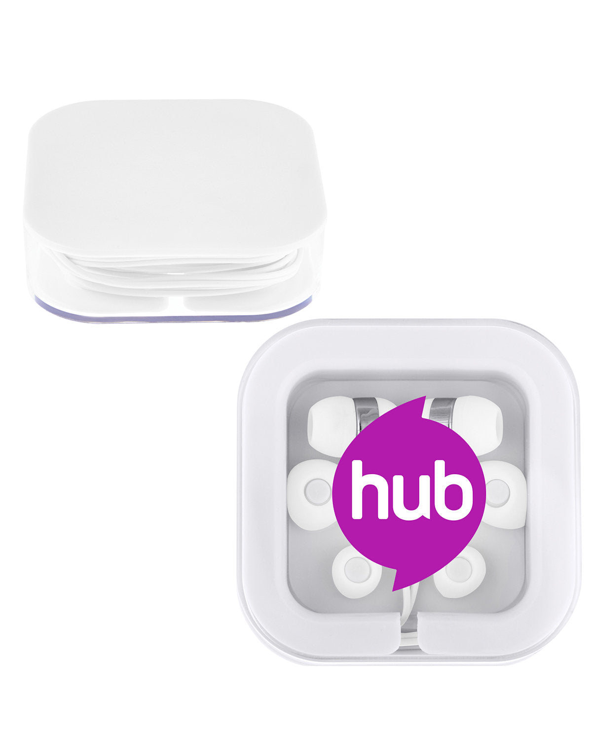 Ear Buds in Square Case