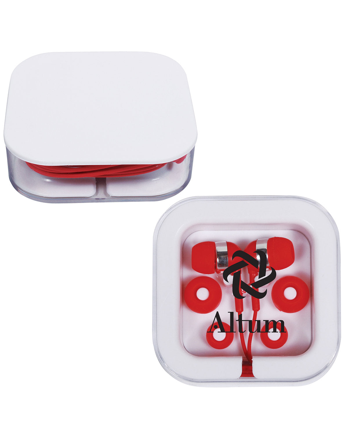 Ear Buds in Square Case