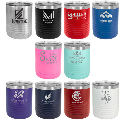 10 oz. Low Ball Vacuum Insulated Ringneck Tumbler with Clear Lid