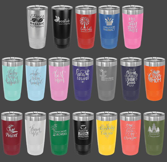 20 oz. Vacuum Insulated Ringneck Tumbler with Clear Lid