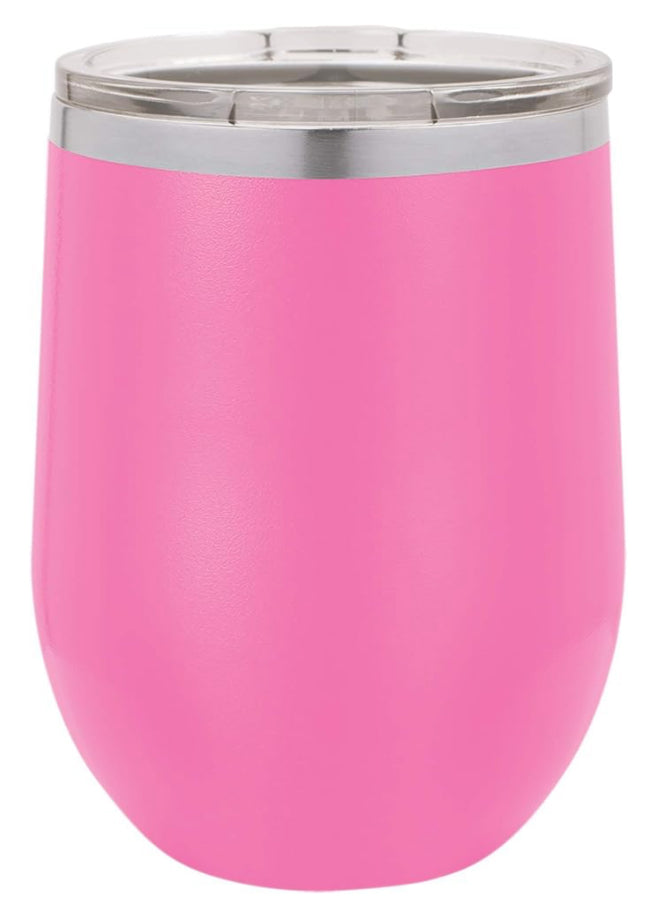 12 oz. Vacuum Insulated Stemless Wine Tumbler with Lid