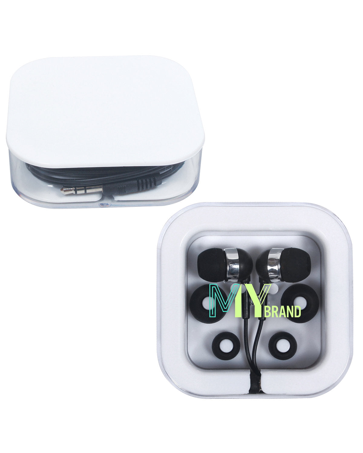Ear Buds in Square Case